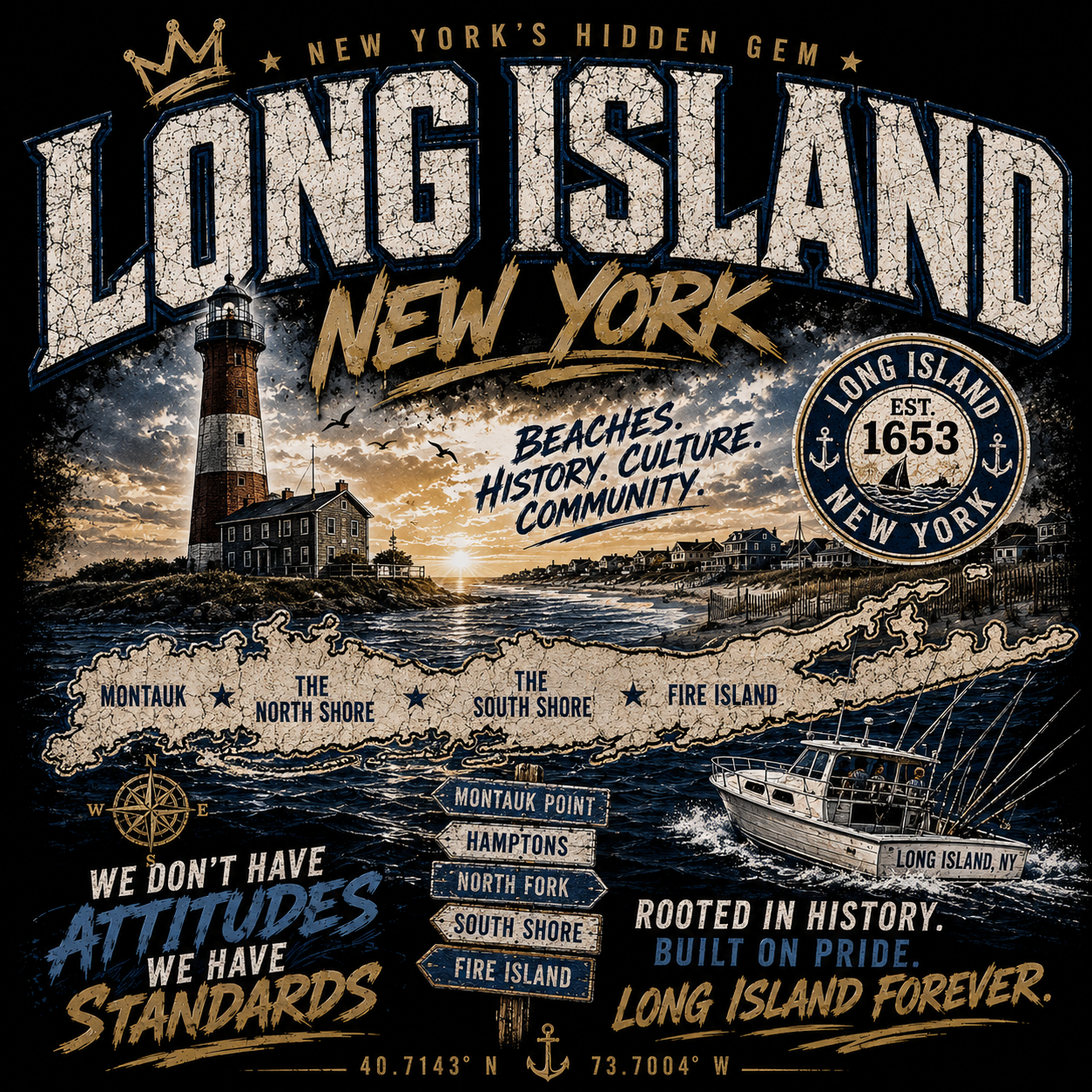 Long Island – New York’s Hidden Gem™ Tee