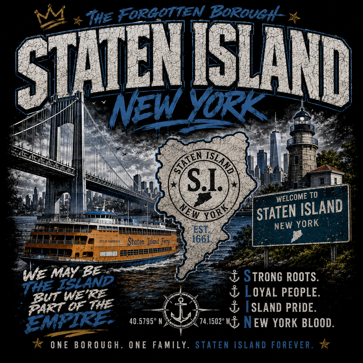 Staten Island – The Forgotten Borough™ Tee
