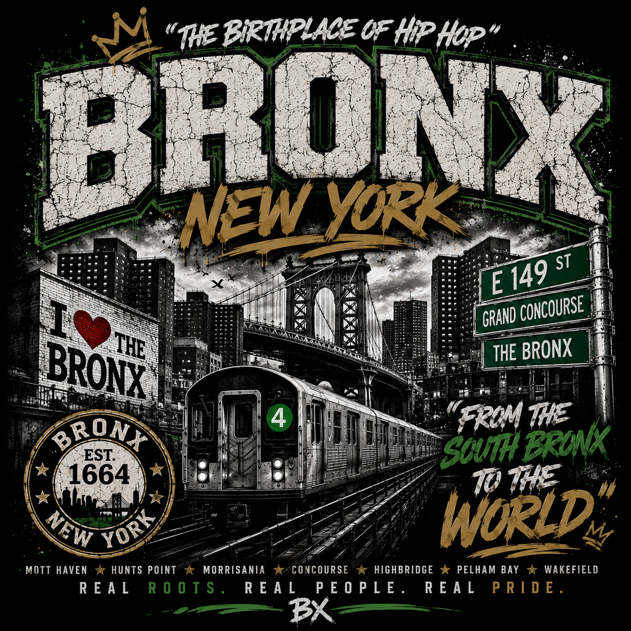 Bronx – Birthplace of Hip Hop™ Tee